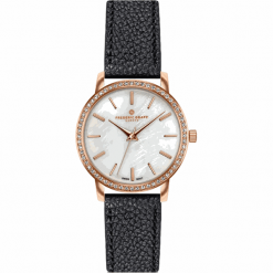 Frederic Graff Kamet Lychee Black Leather Strap FCD-B012R. Czarne zegarki damskie Frederic Graff, złote. W wyprzedaży za 216,00 zł.