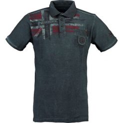 Koszulka polo "Kamo" w kolorze granatowym. Niebieskie koszulki polo męskie Geographical Norway Men, s, z haftami, z bawełny, polo, bez rękawów. W wyprzedaży za 90,95 zł.