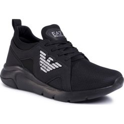 Sneakersy EA7 EMPORIO ARMANI - X8X056 XCC56 M826 Black. Czarne sneakersy męskie EA7 Emporio Armani, bez wzorów, z tworzywa sztucznego, eleganckie, bez zapięcia. W wyprzedaży za 449,00 zł.