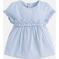 Mayoral - Top dziecięcy 98-134 cm. Szare bluzki dziewczęce marki Mayoral, z bawełny, z okrągłym kołnierzem. Za 99,90 zł.
