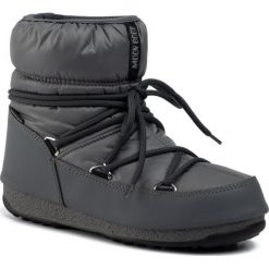 Śniegowce Moon Boot Low Nylon Wp 2 24009300006. Szare śniegowce damskie Moon Boot, z nylonu, bez zapięcia. Za 649,00 zł.