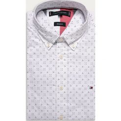 Tommy Hilfiger - Koszula. Białe koszule męskie TOMMY HILFIGER, s, bez wzorów, z bawełny, casualowe, button down, z długim rękawem. Za 399,90 zł.