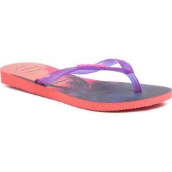 Japonki HAVAIANAS - Slim Paisage Fc 41326146024 Coralnew. Fioletowe klapki damskie Havaianas, bez wzorów, z tworzywa sztucznego, bez obcasa. Za 109,00 zł.
