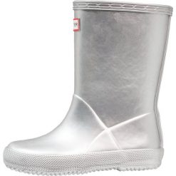 Buty zimowe damskie: Hunter KIDS FIRST CLASSIC METAL Kalosze silver