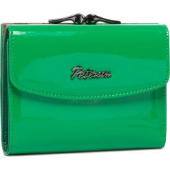 Mały Portfel Damski PETERSON - 401-09-05-07 Green. Zielone portfele damskie Peterson, bez wzorów, ze skóry. Za 129,00 zł.