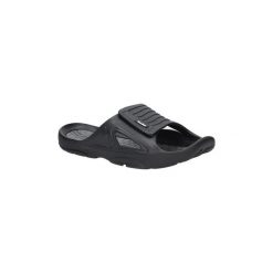 Sandały męskie: Sandały American Czarne klapki na rzep A038-16022-2MA