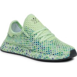 Buty adidas - Derupt Runner EE5772 Glogrn/Cblack/Cblack. Zielone buty sportowe damskie Adidas, z materiału. W wyprzedaży za 279,00 zł.