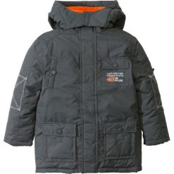 Kurtka parka z kapturem bonprix antracytowo-ciemnopomarańczowy. Szare kurtki dziewczęce marki bonprix, m, z nadrukiem, z polaru, z kapturem. Za 49,99 zł.