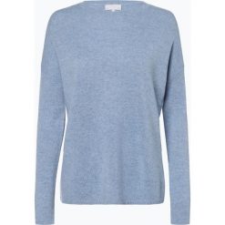 Marie Lund - Sweter damski z czystego kaszmiru, niebieski. Niebieskie swetry klasyczne damskie Marie Lund, l, z dzianiny. Za 449,95 zł.