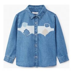 Bluzki dziewczęce bawełniane: Mango Kids - Koszula dziecięca Miranda 80-98 cm