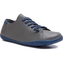 Półbuty CAMPER - Peu Cami K100300-005 Grey. Szare półbuty męskie Camper, na co dzień, bez wzorów, ze skóry, eleganckie, bez zapięcia. W wyprzedaży za 369,00 zł.