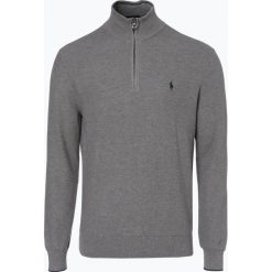 Polo Ralph Lauren - Sweter męski, szary. Szare swetry klasyczne męskie Polo Ralph Lauren, m, z bawełny, polo. Za 699,95 zł.