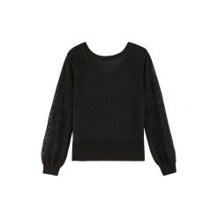 Sweter damski. Swetry damskie Promod, bez wzorów, z tkaniny, eleganckie, z długim rękawem, długie, bez kaptura. Za 119,90 zł.