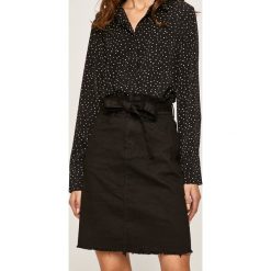 Answear - Spódnica. Czarne spódniczki damskie ANSWEAR, s, z elastanu, casualowe, mini, proste. Za 119,90 zł.