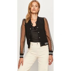 Tally Weijl - Kurtka bomber. Czarne kurtki damskie TALLY WEIJL, s, bez wzorów, z bawełny, krótkie. Za 99,90 zł.