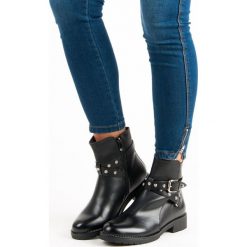 STYLOWE BOTKI WORKERY. Czarne workery damskie marki BELLA PARIS, eleganckie. Za 102,90 zł.