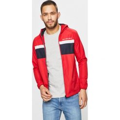 Jack & Jones - Kurtka. Czerwone płaszcze męskie Jack & Jones, m, bez wzorów, z poliesteru, krótkie, bez kaptura. W wyprzedaży za 189,90 zł.