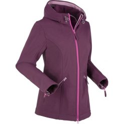 Kurtka softshell bonprix czarny bez. Fioletowe kurtki damskie bonprix, bez wzorów, z softshellu, bez kaptura. Za 189,99 zł.