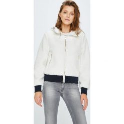Tommy Hilfiger - Kurtka dwustronna. Białe kurtki damskie marki TOMMY HILFIGER, s, z elastanu, z kapturem. W wyprzedaży za 629,90 zł.