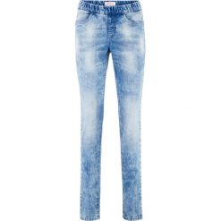 Jegginsy bonprix jasnoniebieski. Niebieskie jeansy damskie bonprix. Za 99,99 zł.