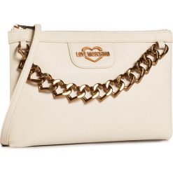 Torebka LOVE MOSCHINO - JC4098PP1BLO0110 Avorio. Brązowe listonoszki damskie Love Moschino, bez wzorów, ze skóry ekologicznej, bez dodatków. Za 649,00 zł.