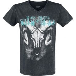 T-shirty męskie: Black Premium by EMP Heavy Soul T-Shirt ciemnoszary