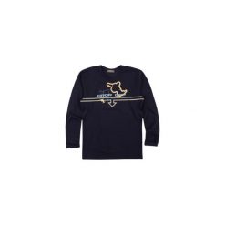 Bluzka chłopięca. Czarne t-shirty chłopięce z długim rękawem marki TXM. Za 19,99 zł.