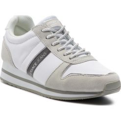 Sneakersy VERSACE JEANS - E0VTBSA1 70942 003. Białe półbuty damskie Versace Jeans, z jeansu. W wyprzedaży za 399,00 zł.