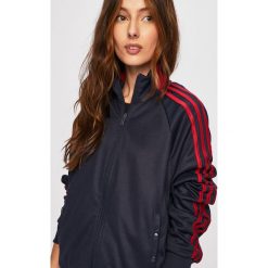 Adidas Performance - Bluza. Niebieskie bluzy damskie adidas Performance, s, bez wzorów, z bawełny, bez rękawów, bez kaptura. W wyprzedaży za 219,90 zł.