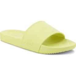 Klapki ZAXY - Snap Slide Fem 17333 Żółty Mat 90683 AA285117 02064. Żółte klapki damskie Zaxy, bez wzorów, z tworzywa sztucznego, bez obcasa. Za 119,00 zł.