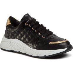 Sneakersy EVA MINGE - EM-18-07-000722 636. Czarne półbuty damskie Eva Minge, ze skóry. W wyprzedaży za 289,00 zł.