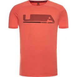 Koszulka techniczna Under Armour Unstoppable 1329271. Pomarańczowe koszulki męskie Under Armour, m, bez wzorów, z elastanu, sportowe, polo, bez rękawów. Za 149,00 zł.