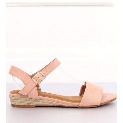 Różowe Sandałki espadryle różówe 9R73 Pink. Różowe espadryle damskie ButyModne, bez wzorów, bez obcasa, bez zapięcia. W wyprzedaży za 73,81 zł.