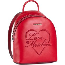 Plecak LOVE MOSCHINO - JC4022PP1BLC0500 Rosso. Czerwone plecaki damskie Love Moschino, bez wzorów, ze skóry ekologicznej, klasyczne. Za 999,00 zł.