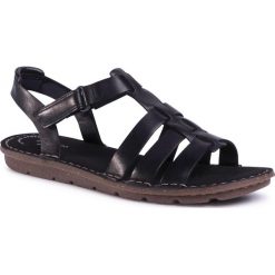 Sandały CLARKS - Blake Jewel 261398984 Black Leather. Czarne klapki damskie Clarks, bez wzorów, ze skóry, bez obcasa. W wyprzedaży za 209,00 zł.