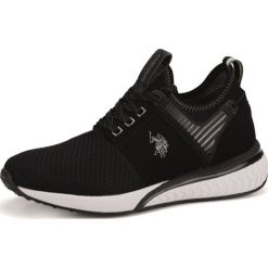 U.S. POLO ASSN. tenisówki męskie Tevez FELIX4048S8/MY2 43 czarne. Czarne trampki męskie U.S. Polo Assn., bez wzorów, bez zapięcia. Za 419,00 zł.