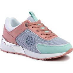 Sneakersy GUESS - Marlyn4 FL5MR5 FAB12 LBLUE. Niebieskie półbuty damskie Guess, ze skóry ekologicznej. Za 549,00 zł.