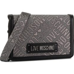 Torebka LOVE MOSCHINO - JC4211PP08KC190A Nero. Szare listonoszki damskie Love Moschino, bez wzorów, ze skóry ekologicznej, bez dodatków. Za 779,00 zł.