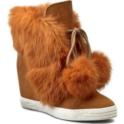 Buty zimowe damskie: Botki R.POLAŃSKI – 0842 Rudy