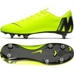 Buty piłkarskie Nike Mercurial Vapor 12 Academy Sg Pro M AH7376-701. Zielone buty sportowe męskie Nike, ze skóry, bez zapięcia, do piłki nożnej. W wyprzedaży za 289,00 zł.