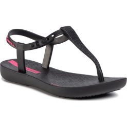 Sandały IPANEMA - Charm Sand II Kids 82306 Black/Black 20766. Czarne sandały dziewczęce Ipanema, z tworzywa sztucznego, bez zapięcia. Za 79,99 zł.