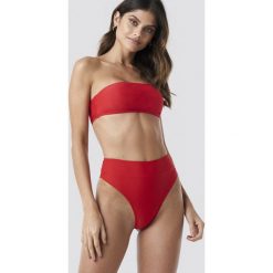 NA-KD Swimwear Maxi High Waist Bikini Panty - Red. Czerwone panty damskie NA-KD Swimwear, bez wzorów. Za 52,95 zł.