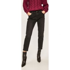 Answear - Jeansy. Czarne jeansy damskie ANSWEAR, s. W wyprzedaży za 99,90 zł.