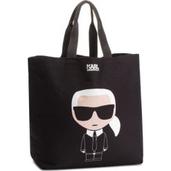 Torebka KARL LAGERFELD - 86KW124 Black 999. Czarne torebki klasyczne damskie marki KARL LAGERFELD, bez wzorów, z materiału, klasyczne, bez dodatków. Za 229,00 zł.