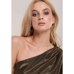Czarno-Złoty Naszyjnik Stone. Czarne naszyjniki damskie Renee, złote. Za 49,99 zł.