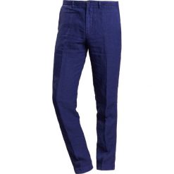 Chinosy męskie: 120% Lino PANTALONE UOMO Spodnie materiałowe crown blue