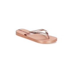 Japonki Ipanema GLAM. Różowe klapki damskie marki Ipanema, bez wzorów, bez obcasa. Za 119,00 zł.