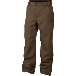 Oakley Spodnie Snowboardowe Sun King 10k Bzs Pants Dark Brush Xxl. Brązowe spodnie męskie marki Oakley, s, bez wzorów, ze skóry, sportowe. W wyprzedaży za 401,00 zł.