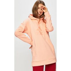 Adidas Performance - Bluza. Różowe bluzy damskie adidas Performance, s, z nadrukiem, z bawełny, bez rękawów, z kapturem. W wyprzedaży za 199,90 zł.