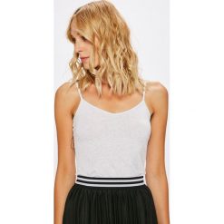 Answear - Top 9563D. Szare topy damskie marki ANSWEAR, s, z bawełny. W wyprzedaży za 27,90 zł.
